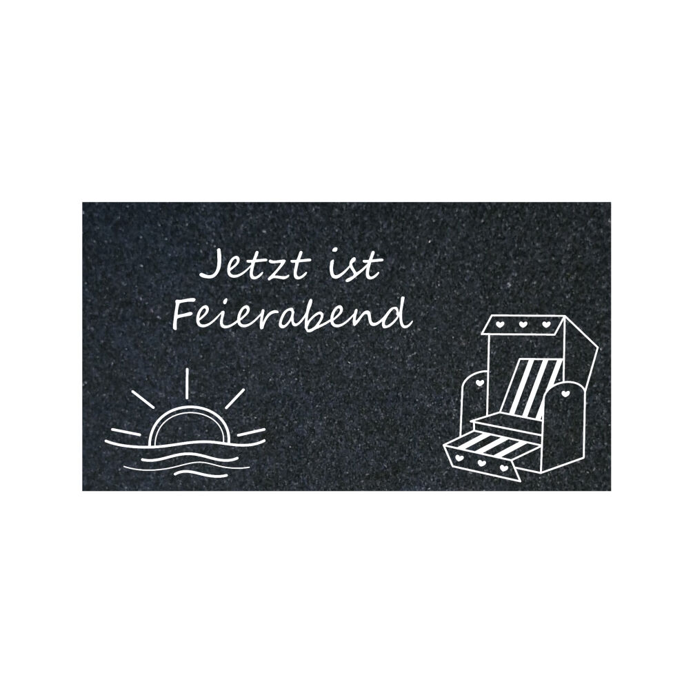 Rechteck aus Granit 